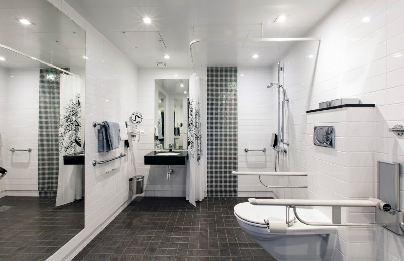 Bathroom with smart lighting