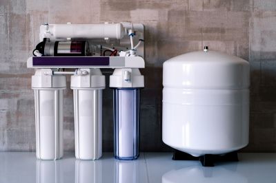 Water Softener System in Operation